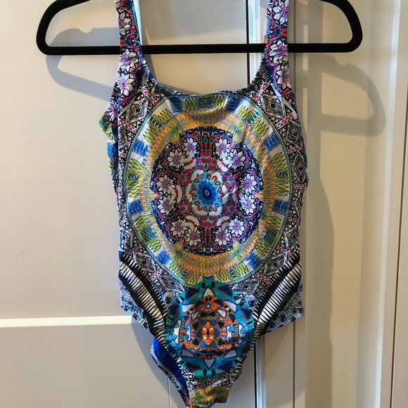 Red Carter Sun Goddess One Piece Swimsuit Small - Picture 4 of 5